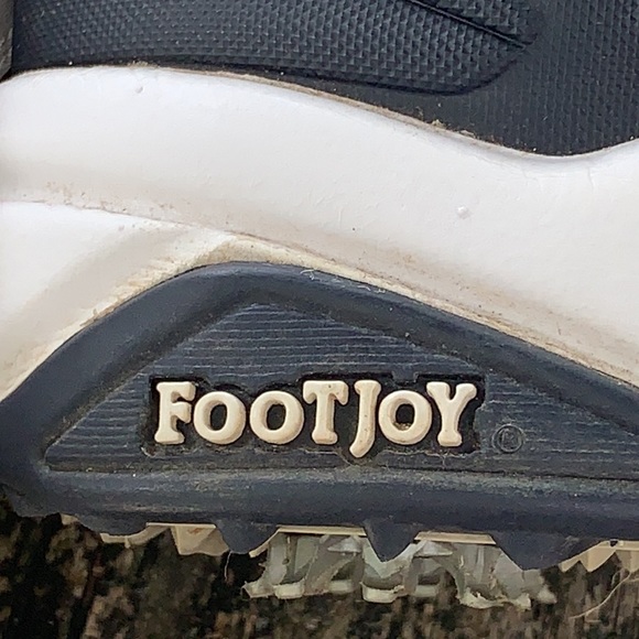 Foot joy white & blue lace up golf shoes sz 9 1/2 - Picture 7 of 10